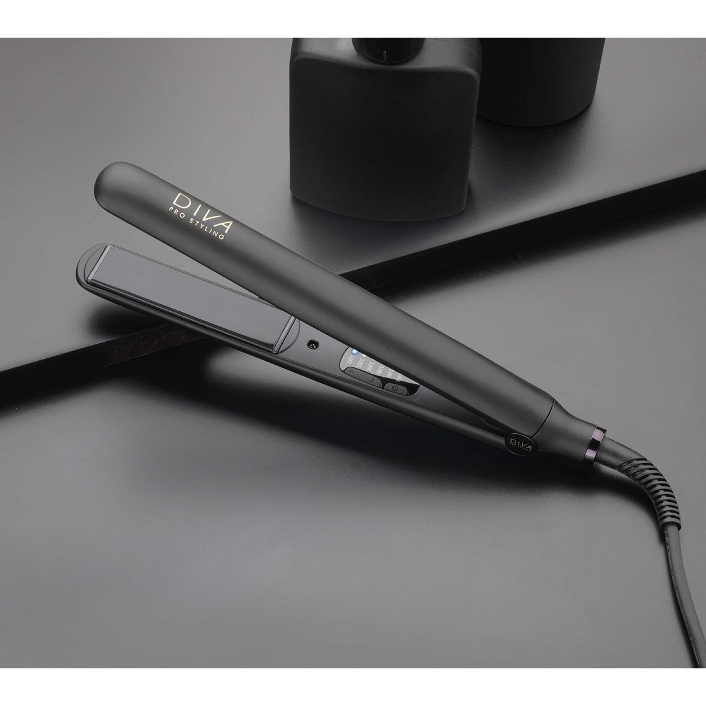 Veloce 3800 Pro Dryer, Red - 2200W Professional Hairdryer with Ionic Conditioning, EDT108 & Digital Straightener and Styler Onyx