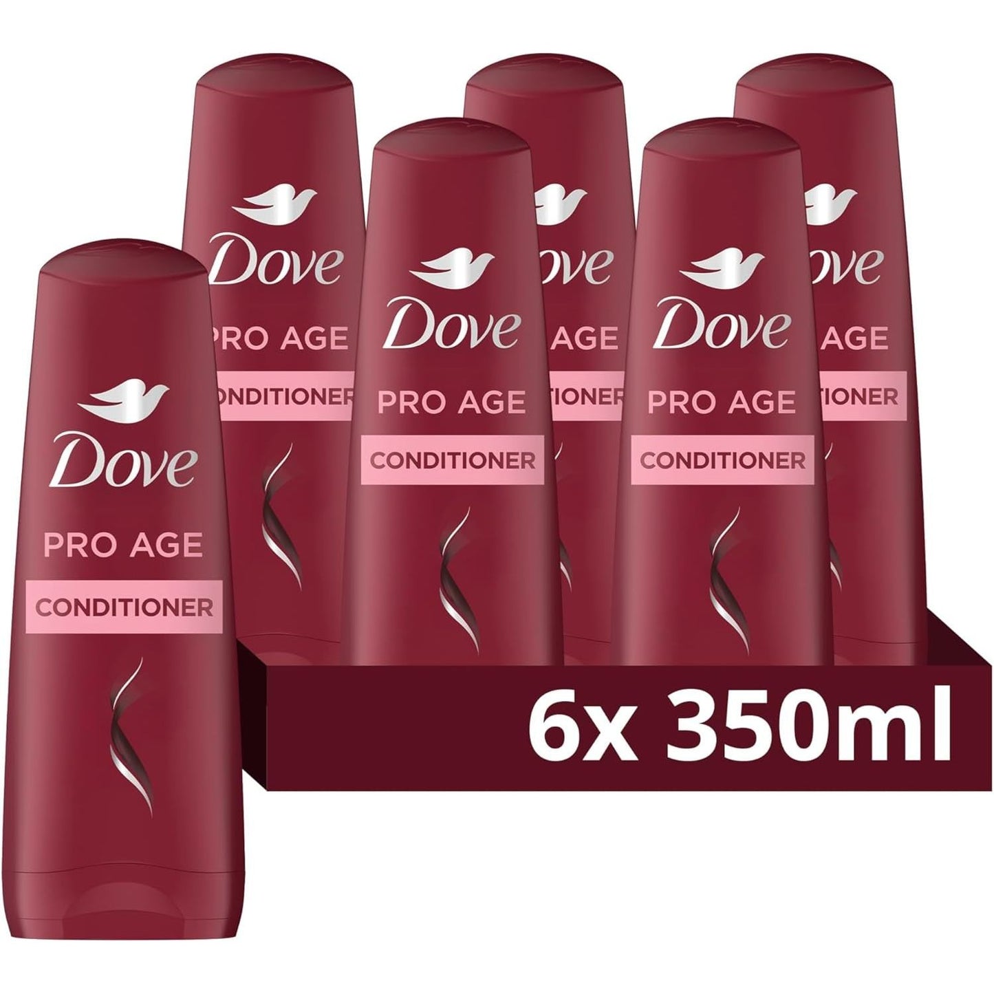 Pro-Age Conditioner Nourishes to Restore Fullness and Strength for up to 75% Less Breakage* for Brittle Hair Repair 6X 350 Ml