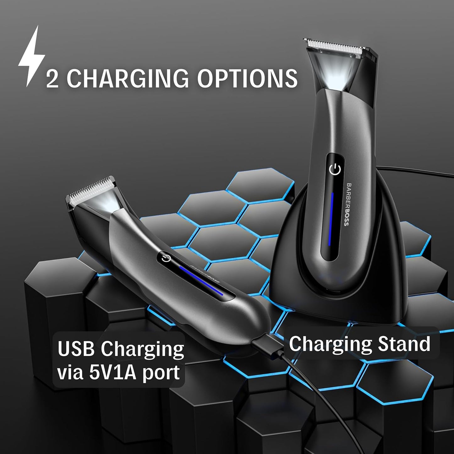 Body Groomer Men, Mens Ball Shaver, Ball Trimmer Men, Groin & Body Hair Trimmer, Pubic Hair Trimmer for Men, Body Shavers for Men, Men'S Pube Trimmer, Balls Trimmer Men QR-2075