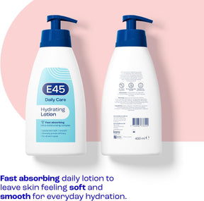 Daily Lotion 400 Ml for All Skin Types – Hydrating Non-Greasy Lightweight Moisturiser - Perfume-Free Long Lasting Body Face Hand Cream - Dermatologically Tested