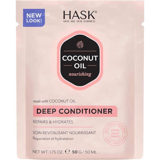Coconut Deep Conditioner Treatment, Nourishing for All Hair Types, Colour Safe, and Cruelty-Free - 1 50Ml Packette