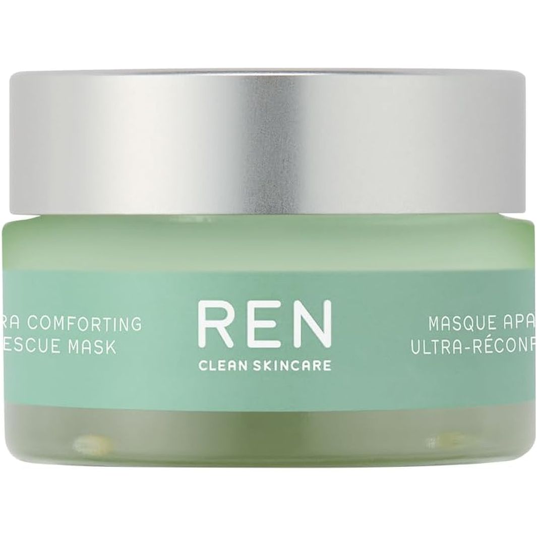 REN Clean Skincare Evercalm™ Ultra Comforting Rescue Mask | Natural Ultra-Hydrating Face Mask | Calms, Soothes & Moisturises Sensitive Skin | Cruelty Free | Step 2: Treat