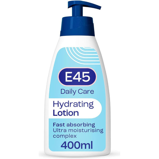 Daily Lotion 400 Ml for All Skin Types – Hydrating Non-Greasy Lightweight Moisturiser - Perfume-Free Long Lasting Body Face Hand Cream - Dermatologically Tested