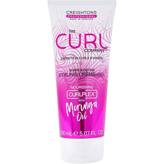 Shape and Define Styling Crème-Gel (150 Ml) - Professionally Formulated with Curplex and Nourishing Moringa Oil Ideal for Curls, Kinks, Coils and Waves