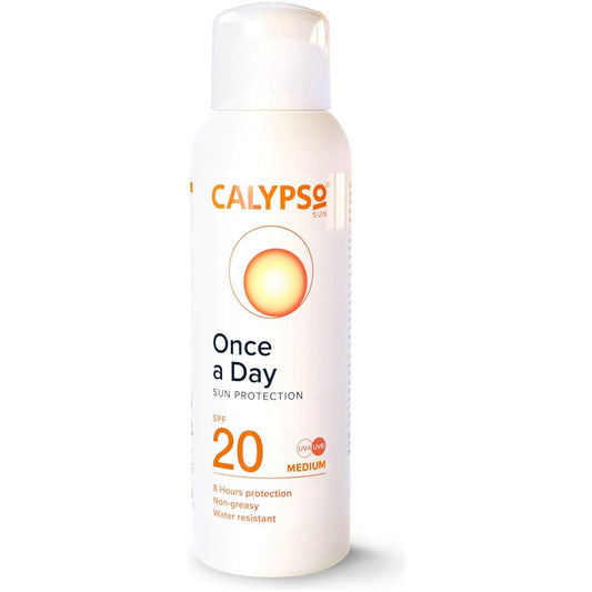 Once a Day Sun Protection Lotion SPF20 | 8 Hours Sun Protection | Non Greasy | Superior 4 Start UVA Rating - 200 Ml CALC20L