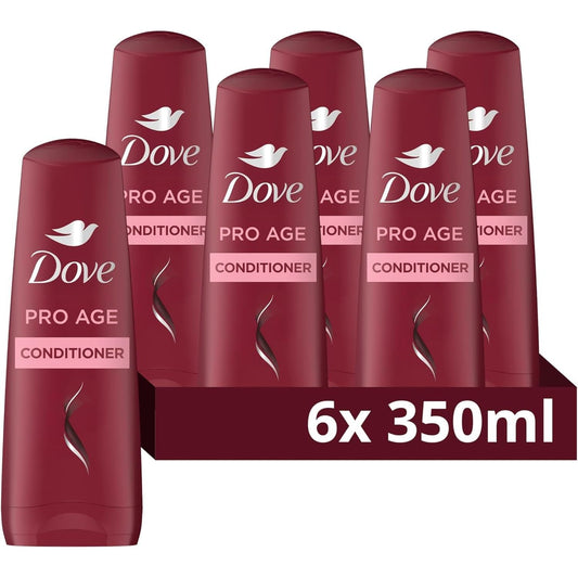Pro-Age Conditioner Nourishes to Restore Fullness and Strength for up to 75% Less Breakage* for Brittle Hair Repair 6X 350 Ml