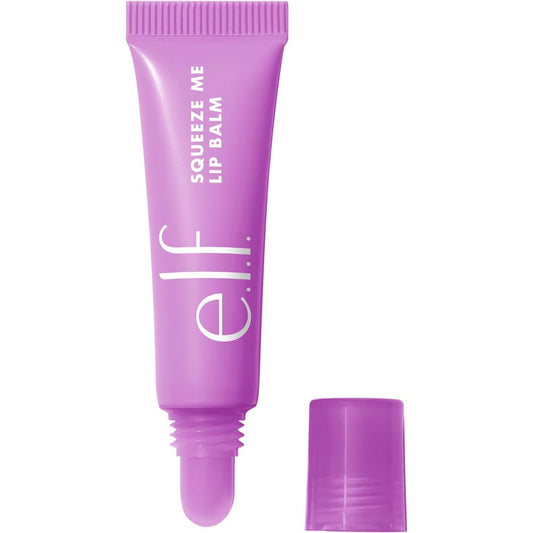 Squeeze Me Lip Balm, Moisturising Lip Balm for a Sheer Tint of Colour, Infused with Hyaluronic Acid, Vegan & Cruelty-Free, Grape