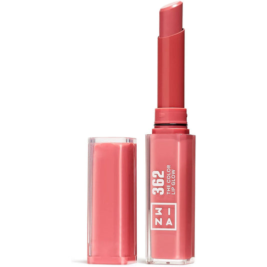 MAKEUP - the Color Lip Glow 362 - Soft Pink Colour Lip Balm with Shea Butter to Moisturise the Lips - Shiny and Glowy Colour Lipstick - Highly Pigmented Lip Colour